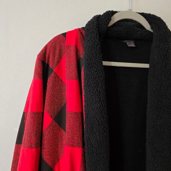 NWT Eddie Bauer Snow Lodge Faux Shearling-Lined Wrap Jacket Size S Small - Picture 2 of 13